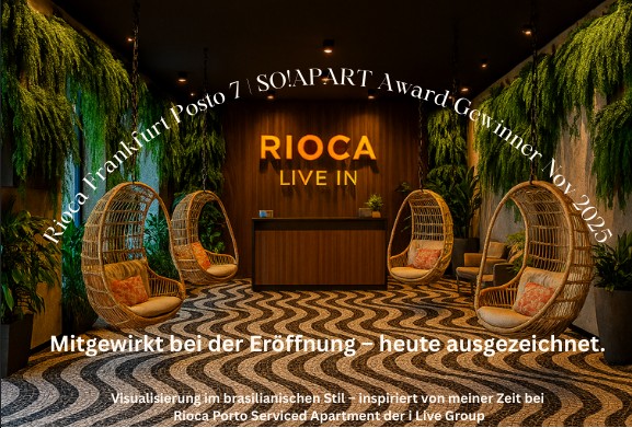Testimonial Rioca Serviced Apartment Eröffnung Opening Erfolgreich Auszeichnung Award So Apart Award