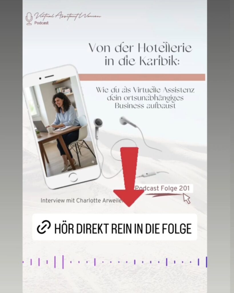 Podcast, HJotelexpertin, Virtuelle Assistentin, VA, Virtual Assistant, Interview, Hotel, Eröffnung, Karibik, Freelancer, Interview, Werdegang, Charlotte Arweiler
